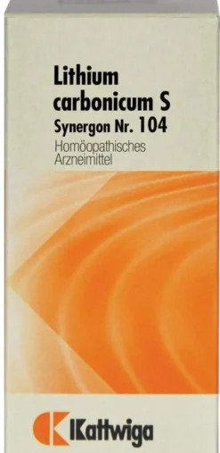 Kattwiga Synergon 104 Lithium Carbonicum S Tabletten 100 Tabletten