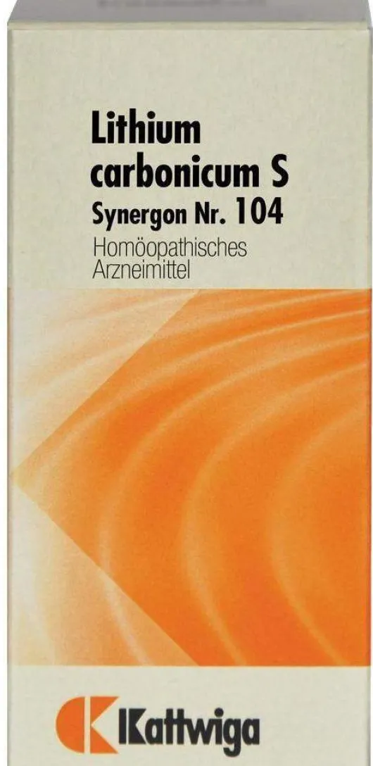 Kattwiga Synergon 104 Lithium Carbonicum S Tabletten 100 Tabletten