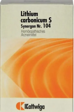 Kattwiga Synergon 104 Lithium Carbonicum S Tabletten 200 Tabletten