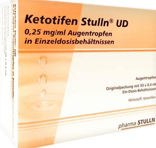 Ketotifen Stulln Ud Augentropfen 50 X 0,4 ml Einzeldosispipetten