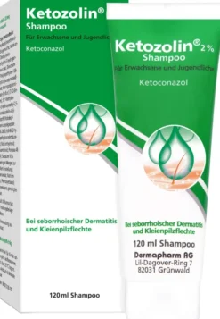 Ketozolin 2 % Shampoo 120 ml