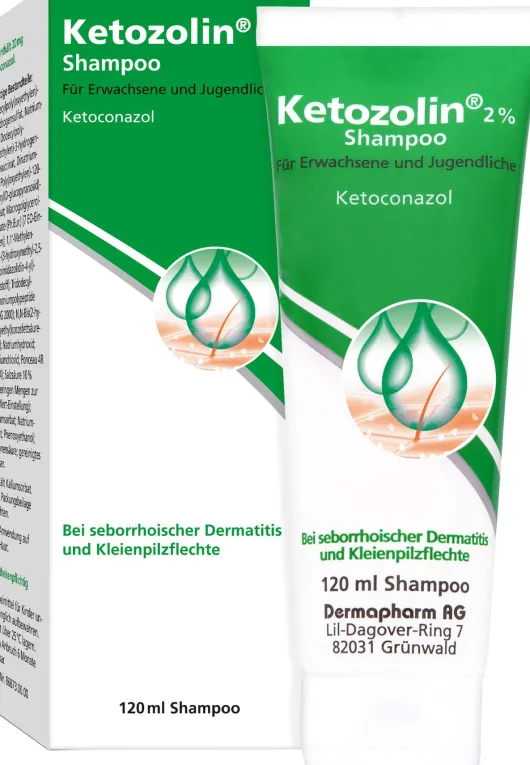 Ketozolin 2 % Shampoo 120 ml