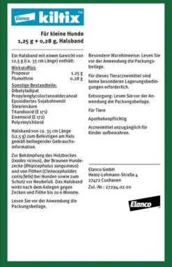 Kiltix für kleine Hunde 1 Halsband