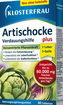 Klosterfrau Artischocke Plus Löwenzahn + Ingwer 30 Tabletten
