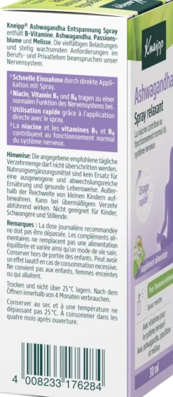 Kneipp Ashwagandha Entspannung Spray 30 ml