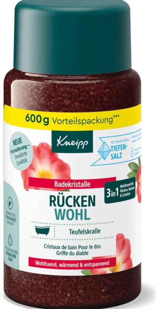 Kneipp Badekristalle Rücken Wohl 600 G