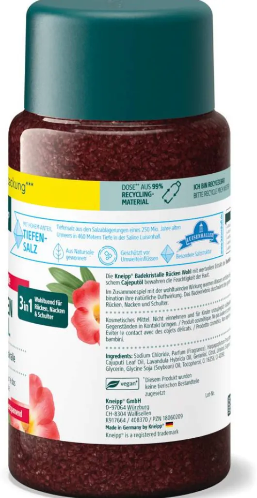 Kneipp Badekristalle Rücken Wohl 600 G