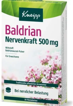 Kneipp Baldrian Nervenkraft 500 mg 30 Filmtabletten