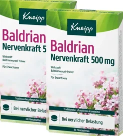 Kneipp Baldrian Nervenkraft 500 mg 2 x 30 Filmtabletten