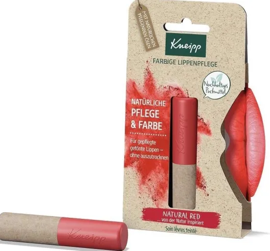 Kneipp Farbige Lippenpflege Natural Red 3,5 G Stift