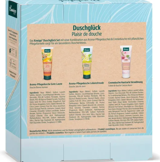 Kneipp Geschenkpackung Duschglück 3 x 75 ml