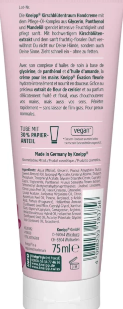 Kneipp Handcreme Kirschblütentraum 75 ml