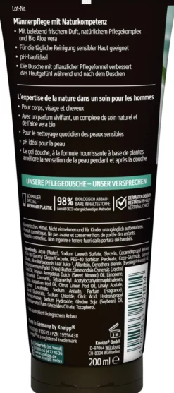 Kneipp Men 3in1 Pflegedusche Sensitiv 200 ml