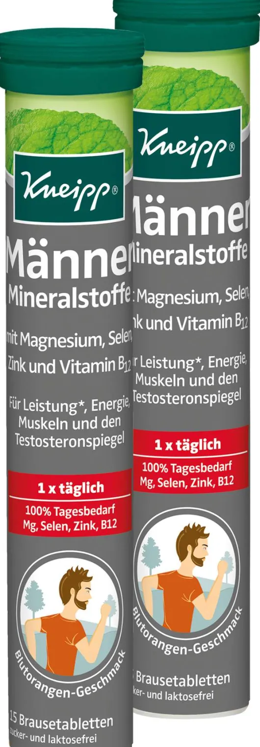 Kneipp Männer Mineralstoffe 2 x 15 Brausetabletten