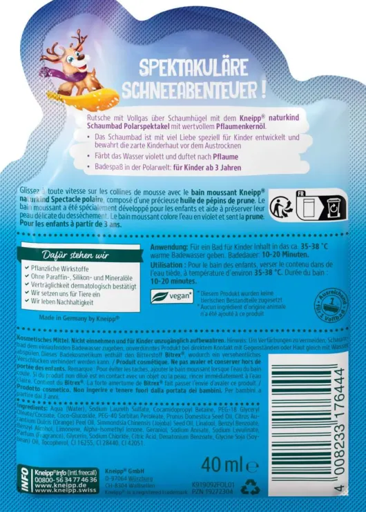 Kneipp Naturkind Schaumbad Polarspektakel 40 ml