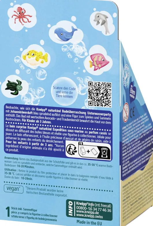 Kneipp naturkind Unterwasserparty Badeüberraschung 1 Stück