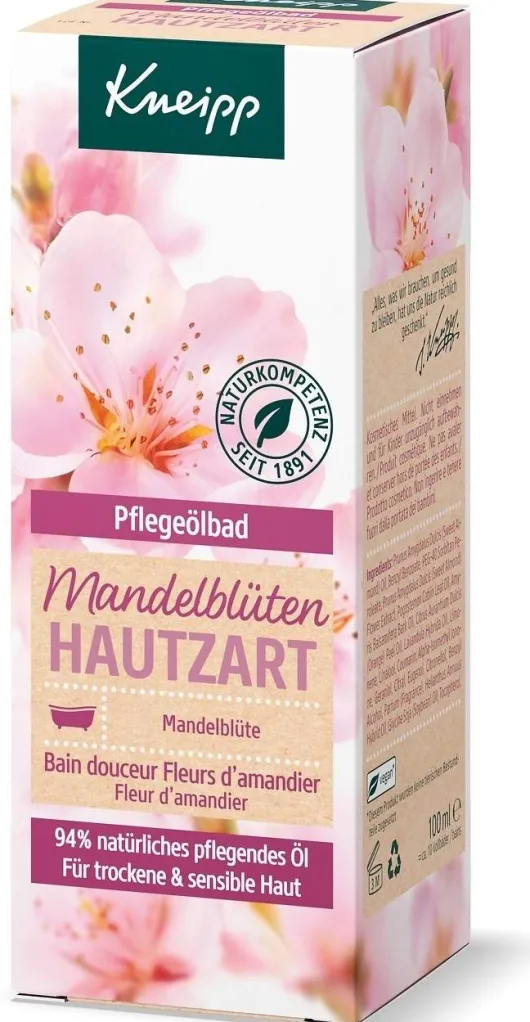 Kneipp Pflegeölbad Mandelblüten Hautzart 100 ml