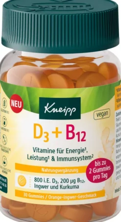 Kneipp Vitamin D3 + B12 Gummies 30 Stück
