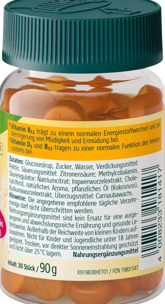 Kneipp Vitamin D3 + B12 Gummies 30 Stück