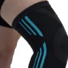 Kniestütze, elastisch, schwarz Größe L-XL
