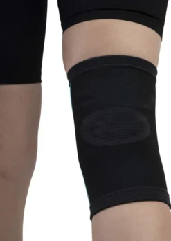 Kniestütze, elastisch, schwarz Größe L-XL