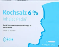 Kochsalz 6% Inhalat Pädia Ampullen 20 Stück