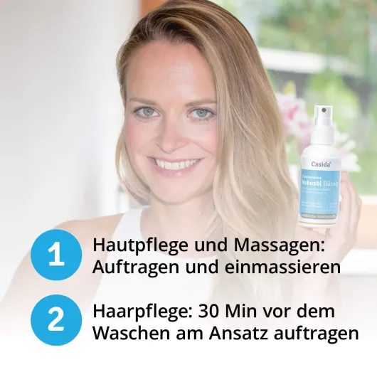 Kokosöl Flüssig Für Haut und Haare 100 ml