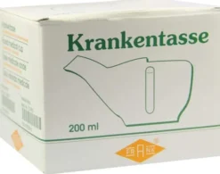 Krankentasse Porzellan Rund Henkel Rechts