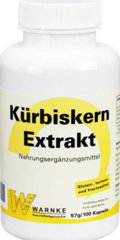 Kürbiskern Extrakt 100 Kapseln