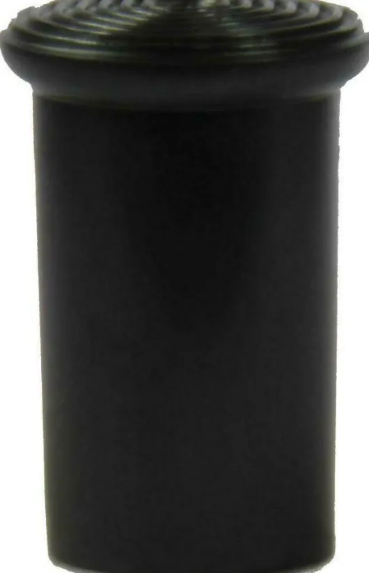 Krückenkapsel Schwarz 18 mm Damen