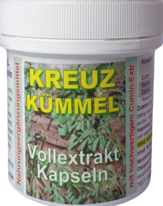 Kreuzkümmel Vollextrakt 600 mg Kapseln 90 Stück