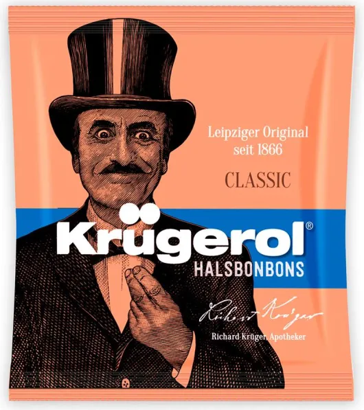 Krügerol Halsbonbons Zuckerhaltig 50 G