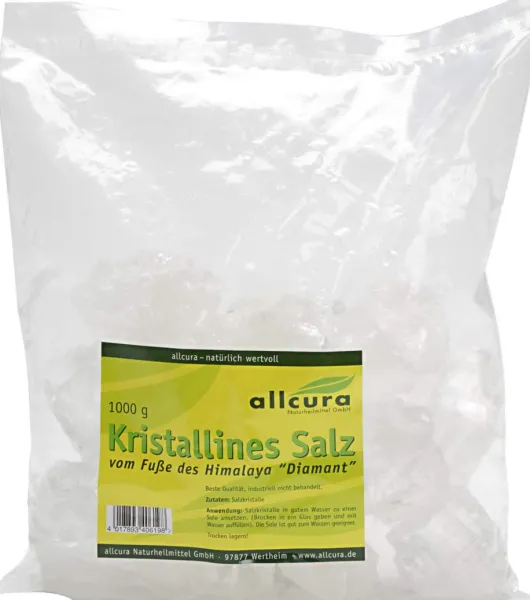 Kristallines Diamant Salz V.Fuße D.Himala.Grob 1000 G Salz