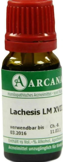 Lachesis Lm 18 Dilution 10 ml