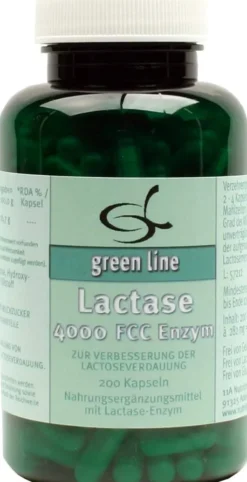 Lactase 4000 Fcc Enzym 200 Kapseln
