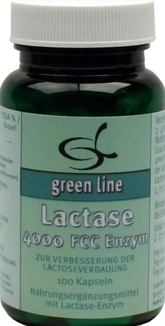 Lactase 4000 Fcc Enzym 100 Kapseln