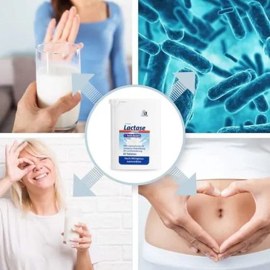 Lactase 28.000 FCC 80 Tabletten im Spender