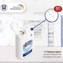 Lactase 28.000 FCC 80 Tabletten im Spender