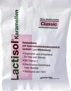 Lactisol Karamellen Classic Ohne Zucker 50 G