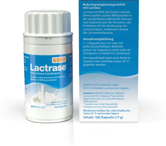 Lactrase 6.000 Fcc 100 Kapseln