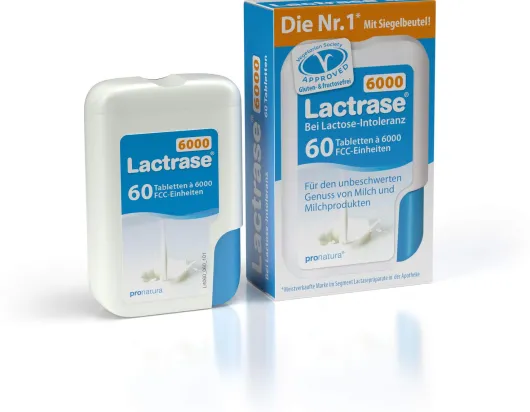 Lactrase 6.000 Fcc 60 Tabletten im Klickspender