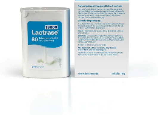 Lactrase 18.000 Fcc Tabletten im Spender 2 X 40 Tabletten
