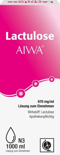 Lactulose Aiwa 670 mg Je ml Lösung zum Einnehmen 1000 ml