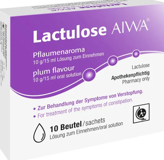 Lactulose Aiwa Pflaumenaroma 10 G Je 15 ml 10 X 15 ml