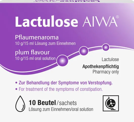 Lactulose Aiwa Pflaumenaroma 10 G Je 15 ml 10 X 15 ml