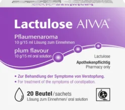 Lactulose Aiwa Pflaumenaroma 10 G Je 15 ml 20 X 15 ml