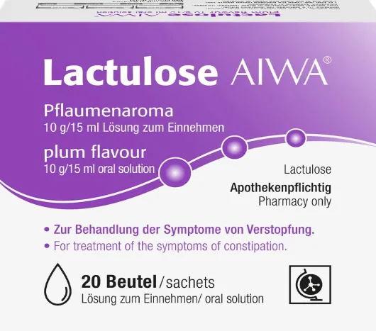 Lactulose Aiwa Pflaumenaroma 10 G Je 15 ml 20 X 15 ml