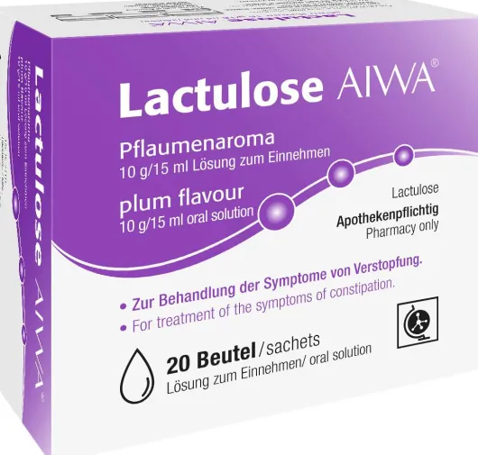 Lactulose Aiwa Pflaumenaroma 10 G Je 15 ml 20 X 15 ml
