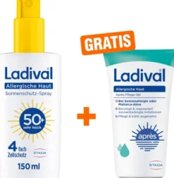 Ladival allergische Haut Sonnenschutz-Spray LSF 50+ 150 ml + gratis allergische Haut Apres Pflege Gel 50 ml