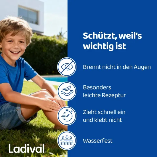Ladival allergische Kinderhaut Gel LSF 50+ 200 ml